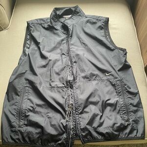 Nike Charcoal Gray Windbreaker Vest